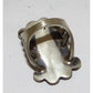 Navajo Kingman Turquoise Ring Size 7.5 Sterling Silver M.