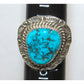 Navajo Kingman Turquoise Ring Sz 7 Sterling Silver Native