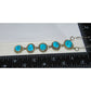 Navajo Kingman Turquoise Small Lariat Necklace Sterling
