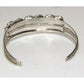 Navajo Kingman Turquoise Sterling Silver Cuff Bracelet 