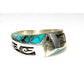 NAVAJO LONN PARKER Ring Size 7 Sterling Silver Turquoise 
