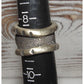 Navajo MONTY CLAW Ring Size 9 Tufa Cast Sterling Silver 