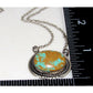 Navajo Number 8 Turquoise Bar Necklace Sterling Silver 