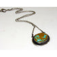 Navajo Number 8 Turquoise Bar Necklace Sterling Silver 