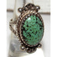 Navajo Number 8 Turquoise Ring Sz 6 Sterling Silver Native 