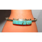 Navajo Number 8 Turquoise Stacker Cuff Bracelet Sterling