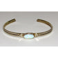 Navajo Opal Bracelet Stacker Sterling Silver Cuff Native 