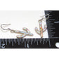 Navajo Opal Inlay Cactus Earrings Sterling Silver Native 