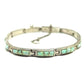 Navajo Opal Link Bracelet Sterling Silver Calvin Begay Touch