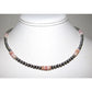 Navajo Pearls Choker Necklace Sterling Silver Pink Shell 16 
