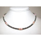 Navajo Pearls Choker Necklace Sterling Silver Pink Shell 16 