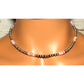 Navajo Pearls Choker Necklace Sterling Silver Pink Shell 16