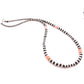 Navajo Pearls Choker Necklace Sterling Silver Pink Shell 18 