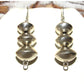Navajo Pearls Earrings Sterling Silver Native American Handmade