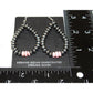 Navajo Pearls Earrings Sterling Silver Pink Conch Shell 