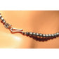 Navajo Pearls Necklace Sterling Silver Choker Necklace 16L -