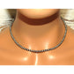 Navajo Pearls Necklace Sterling Silver Choker Necklace 16L -