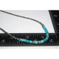 Navajo Pearls Necklace Sterling Silver Kingman Turquoise 