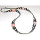 Navajo Pearls Necklace Sterling Silver Pink Conch Shell 18 