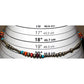 Navajo Pearls Necklace Sterling Silver Turquoise Orange 