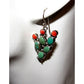 Navajo Prickly Pear Cactus Earrings Sterling Silver 