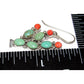 Navajo Prickly Pear Cactus Earrings Sterling Silver 