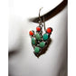 Navajo Prickly Pear Cactus Earrings Sterling Silver