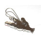 Navajo Prickly Pear Cactus Earrings Sterling Silver 