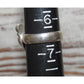 Navajo Prickly Pear Cactus Ring Sz 6.5 Sterling Silver 