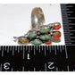 Navajo Prickly Pear Cactus Ring Sz 7.5 Sterling Silver 
