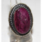 Navajo Purple Spiny Ring Size 7 Sterling Silver Native