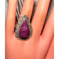 Navajo Purple Spiny Ring Size 8.5 Sterling Silver Native 