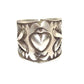 Navajo R.Willie Heart Ring Sz 6 Sterling Silver Signed Band 