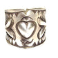 Navajo R.Willie Heart Ring Sz 6 Sterling Silver Signed Band 