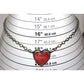 Navajo Red Spiny Heart Bar Necklace Sterling Silver Native