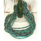 Navajo Rolled Turquoise Heishi Necklace One Strand 18L