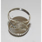 Navajo Royston Green Turquoise Ring Size 9 Sterling Silver