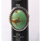 Navajo Royston Green Turquoise Ring Size 9 Sterling Silver