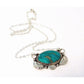 Navajo Royston Turquoise Bar Necklace Sterling Native 