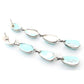 Navajo Royston Turquoise Dangle Earrings 4L Sterling Silver 