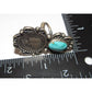 Navajo Royston Turquoise Liberty Coin Ring Size 6.5 Native 