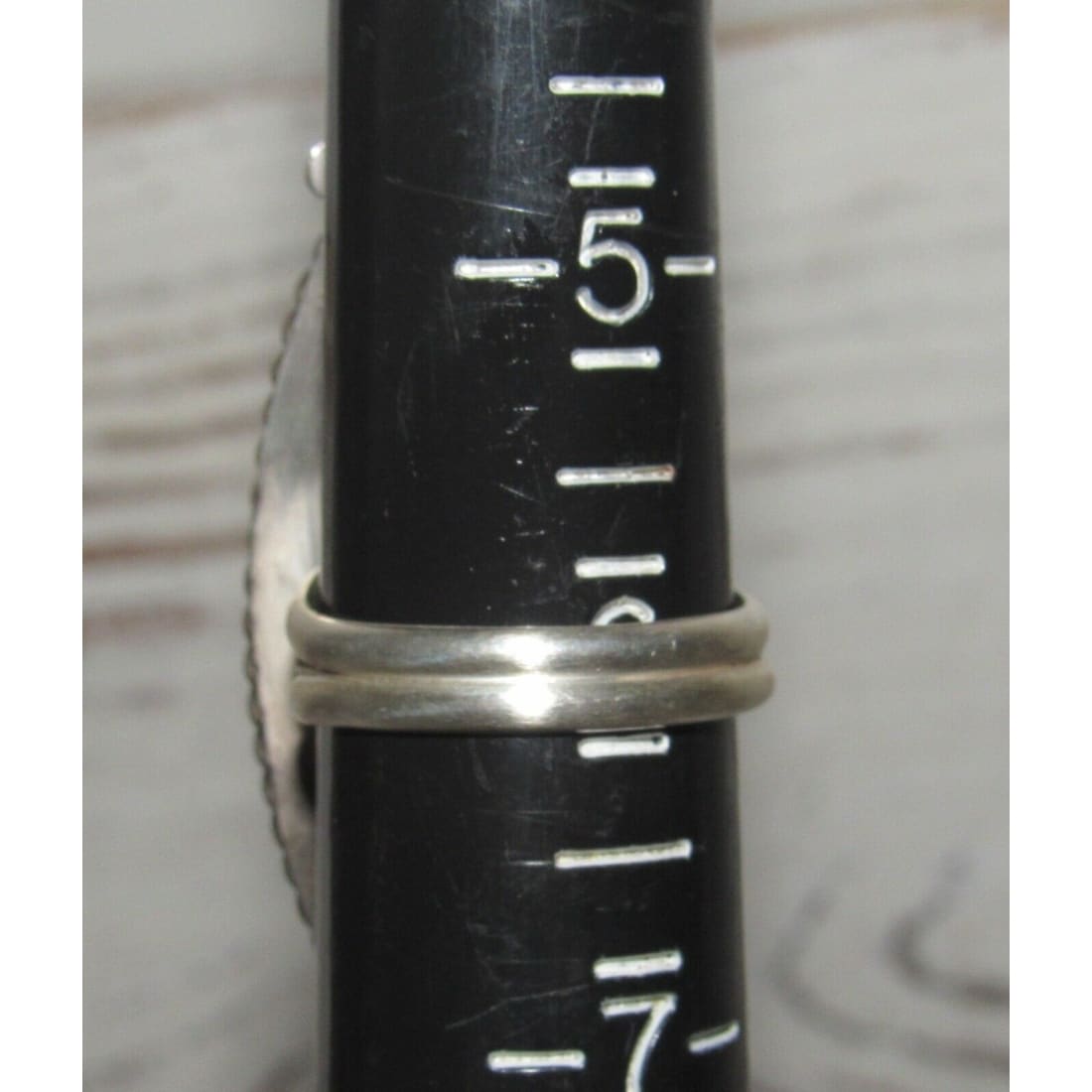 Navajo Royston Turquoise Ring Size 6.5 Sterling Silver S. 