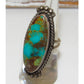 Navajo Royston Turquoise Ring Size 6.5 Sterling Silver S. 