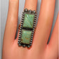 Navajo Royston Turquoise Ring Size 7 Sterling Native