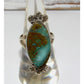 Navajo Royston Turquoise Ring Size 7 Sterling Silver Native 