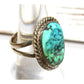 Navajo Royston Turquoise Ring Size 8 Adjustable Sterling 