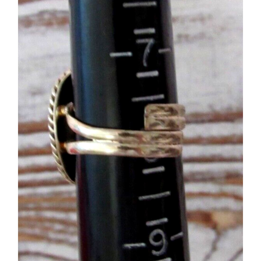 Navajo Royston Turquoise Ring Size 8 Adjustable Sterling 