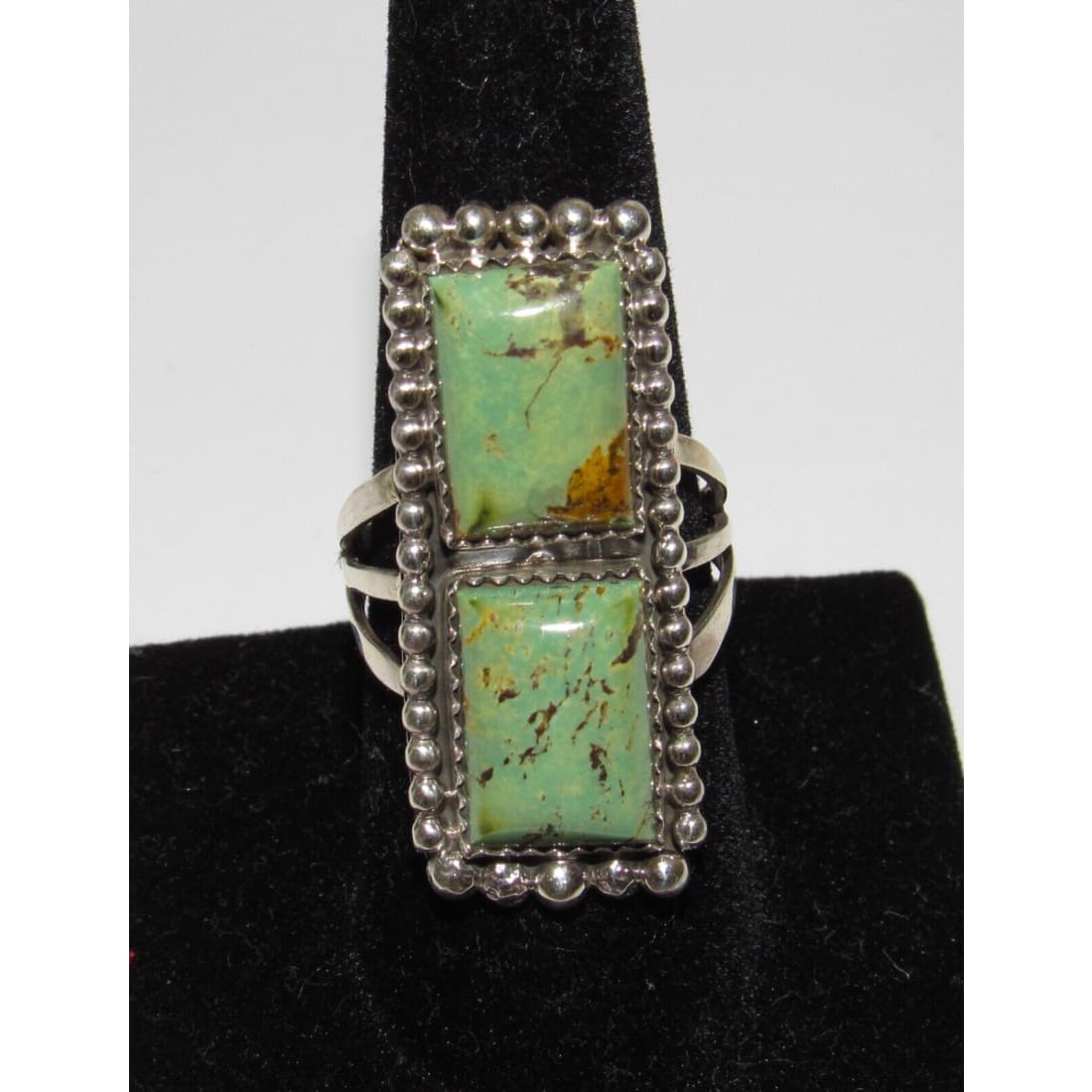Navajo Royston Turquoise Ring Size 9 Sterling Native