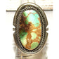 Navajo Royston Turquoise Ring Sz 6.5 Sterling Silver Native 