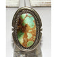 Navajo Royston Turquoise Ring Sz 6.5 Sterling Silver Native 
